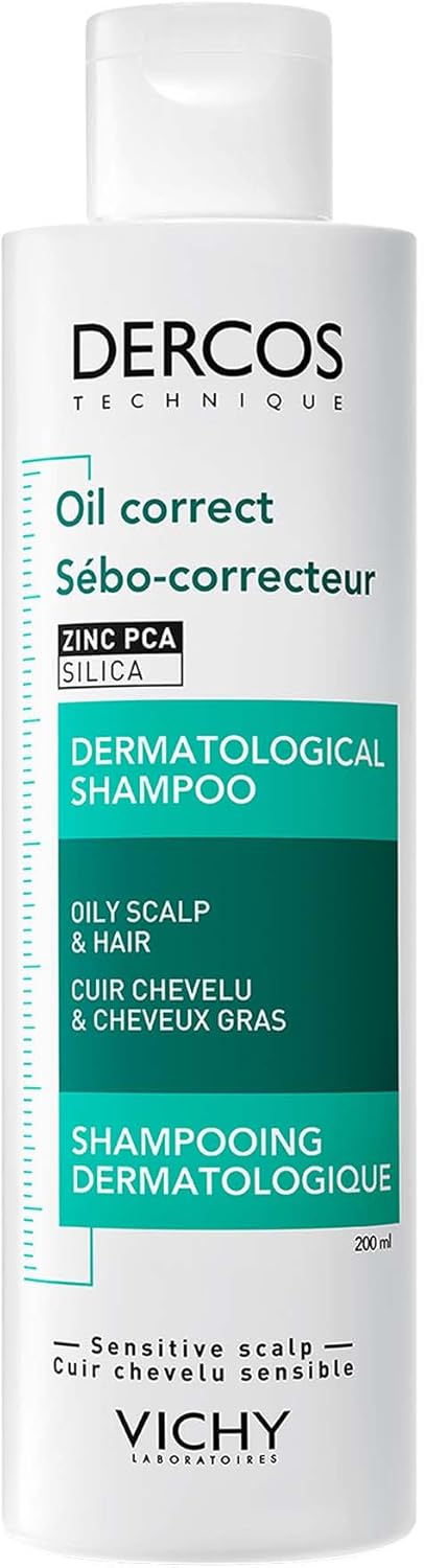 Dercos Oil Correct Shampoo for Oily Hair 200ml
