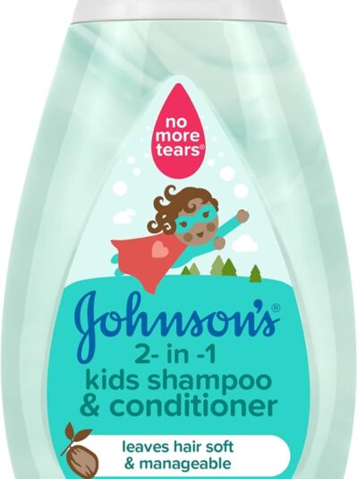 Johnson's Baby 2-In-1 Kids Bath, Shampoo & Conditioner, 500ml