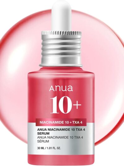ANUA 10% Niacinamide+ 4% TXA Serum, Ceramide, Hyaluronic Acid, Tranexamic Acid, Vitamin B12 Natural color
