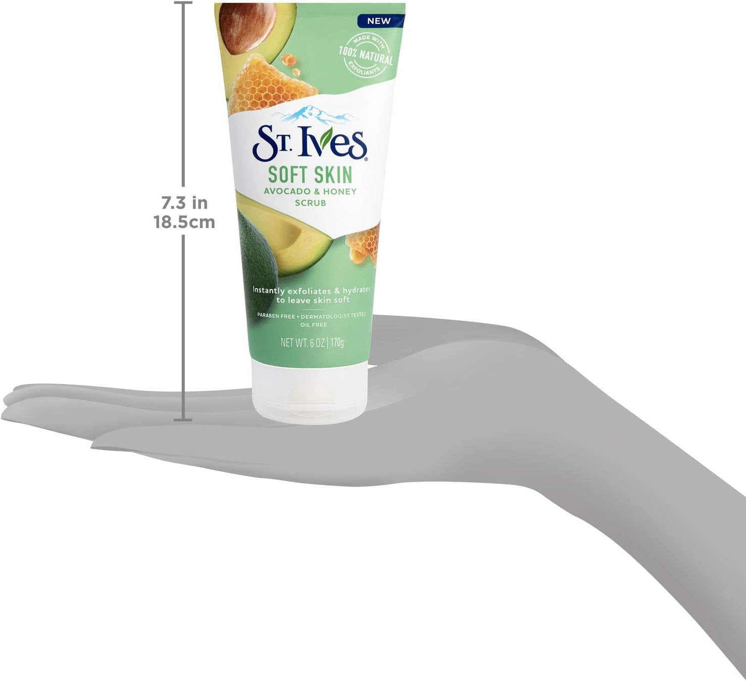 ST. Ives Avocado And Honey Scrub Facial Cleanser - 6oz - Image 3