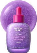 EQQUALBERRY Bakuchiol Plumping Face Serum 30 ml – Hydrating & Skin Texture Supporting Serum with Bakuchiol, Niacinamide & Hyaluronic Acid