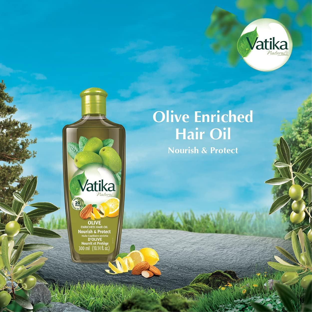 Vatika Naturals Olive Hair Oil, 200 ml - Image 3