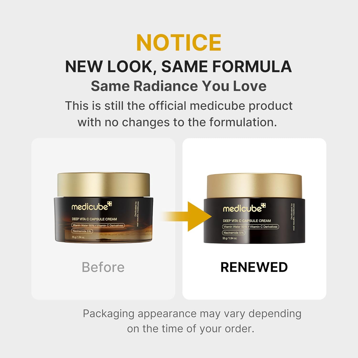 medicube Deep Vitamin C Golden Capsule Face Moisturizer - Image 2