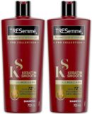 TRESemmé Keratin Smooth Shampoo with Marula Oil, Pro Collection - 24 Fl Oz / 700 mL x 2 Pack
