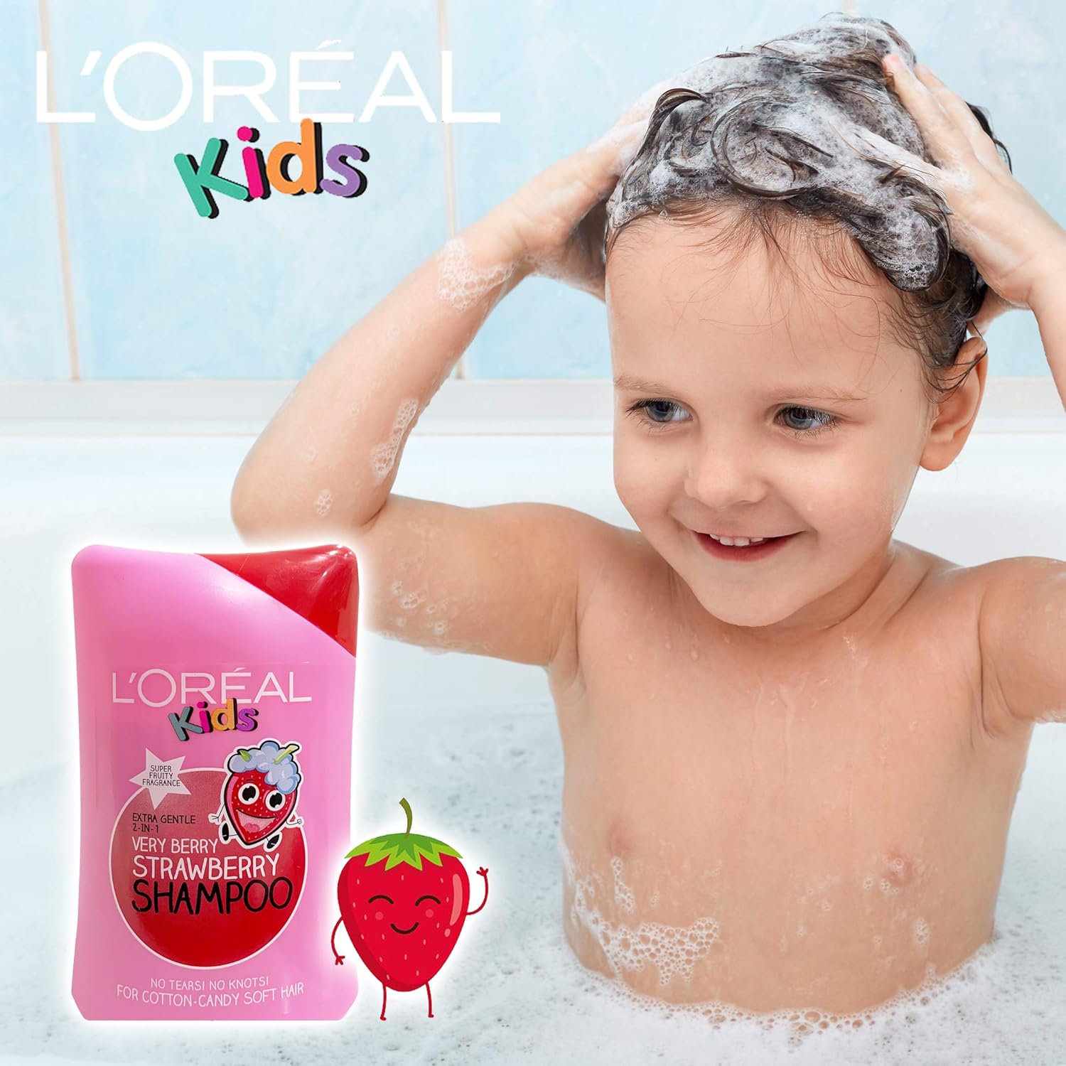 L’Oréal Paris Loreal Shampoo for Kids Strawberry 250ml - Image 3
