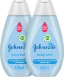 Johnson's Baby No More Tears Gentle Cleansing Bath, 500ml [2X