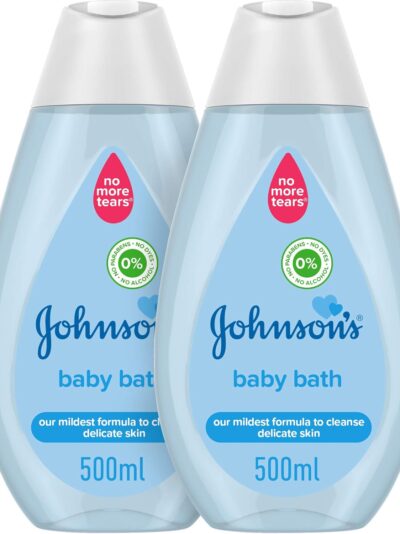 Johnson's Baby No More Tears Gentle Cleansing Bath, 500ml [2X