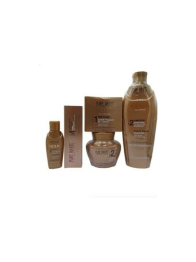 Pure White Cosmetics The famous integrated set of Pure White for lightening and glasses 5 pieces