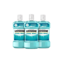 Listerine Cool Mint Milder Taste Mouthwash, Pack of 3x500ml
