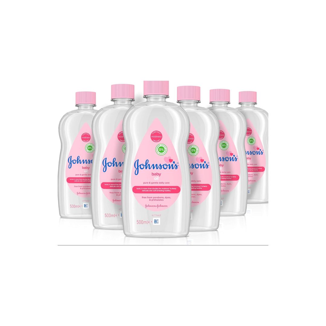 Johnson baby oil pack of 6