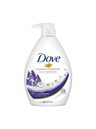 Dove Go Fresh Shower Gel Body Wash, Lavender and Chamomile, 33.8 Ounce Pump Bottle