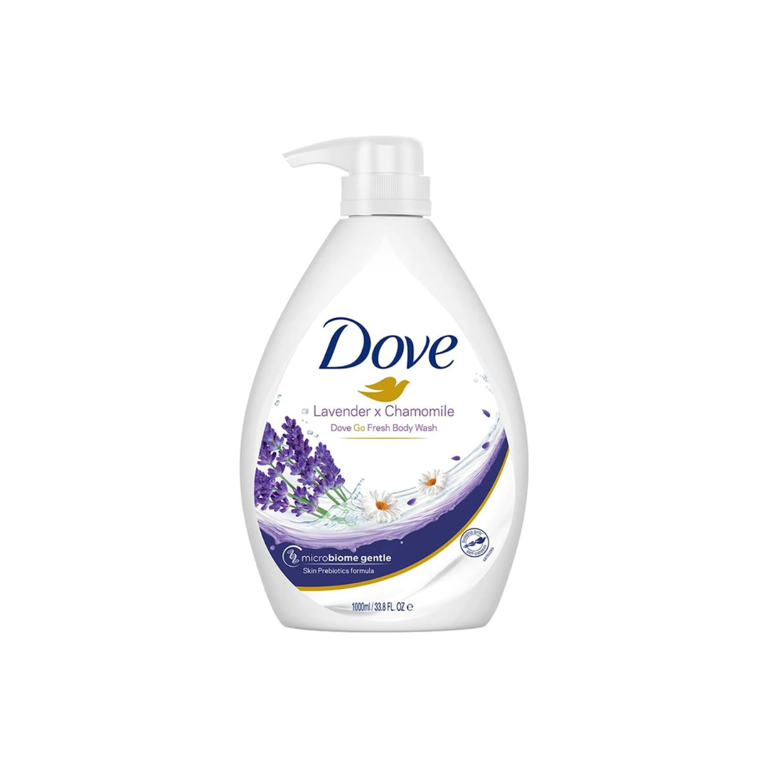 Dove Go Fresh Shower Gel Body Wash, Lavender and Chamomile, 33.8 Ounce Pump Bottle