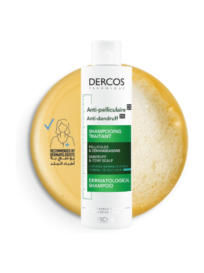 Vichy Dercos Anti Dandruff Shampoo for Normal to Oily hair