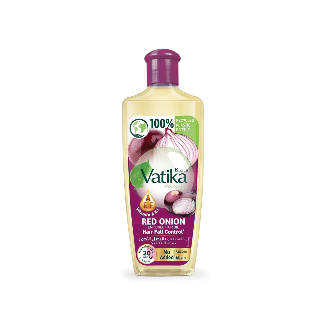 Vatika Naturals Onion Enriched Hair Oil 300ml | Nourishes Hair | Anti-Hair Fall