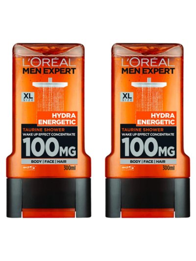 L’Oréal Paris men SHOWER GEL ENERGETIC 300ML PACK OF 2