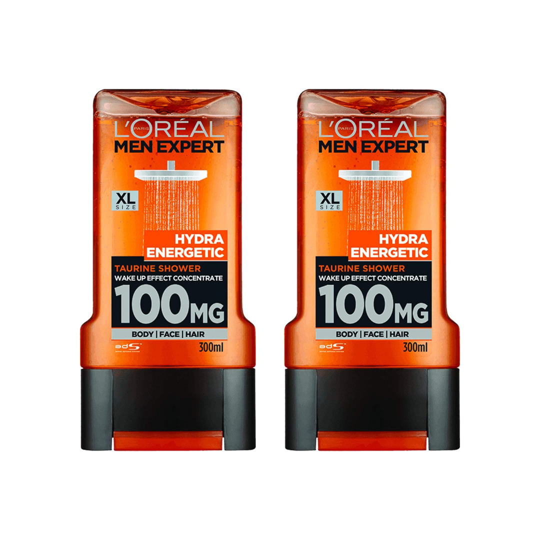 L’Oréal Paris men SHOWER GEL ENERGETIC 300ML PACK OF 2
