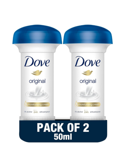 Dove Women Antiperspirant Deodorant Cream, for 24H Protection  pack 2