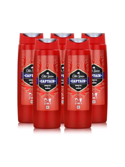 Old Spice Captain Shower Gel & Shampoo For Men 250 ml,