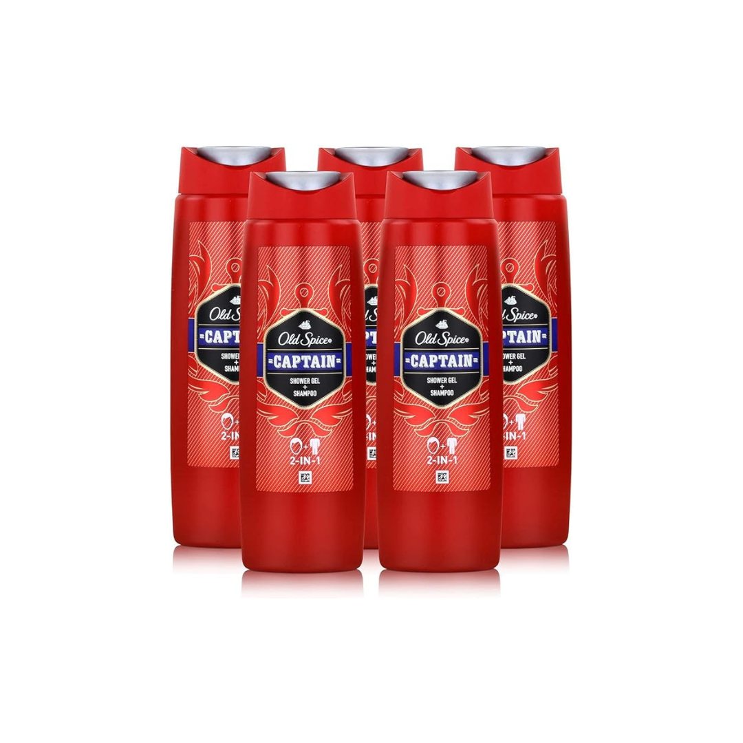 Old Spice Captain Shower Gel & Shampoo For Men 250 ml,