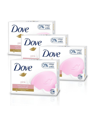 Dove Pink Bar Soap Value Pack 4 x 135