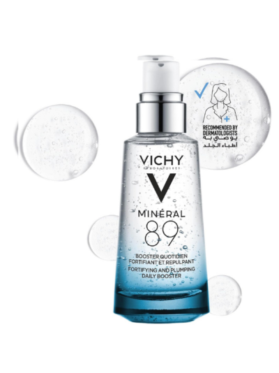 Vichy Mineral 89 Booster Hyaluronic Acid Regenerating and Repairing Serum with Niacinamide 50ML