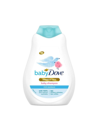 Baby Dove Shampoo 400 ml Mild No Tears Rich Moisture Baby Shampoo for kids,