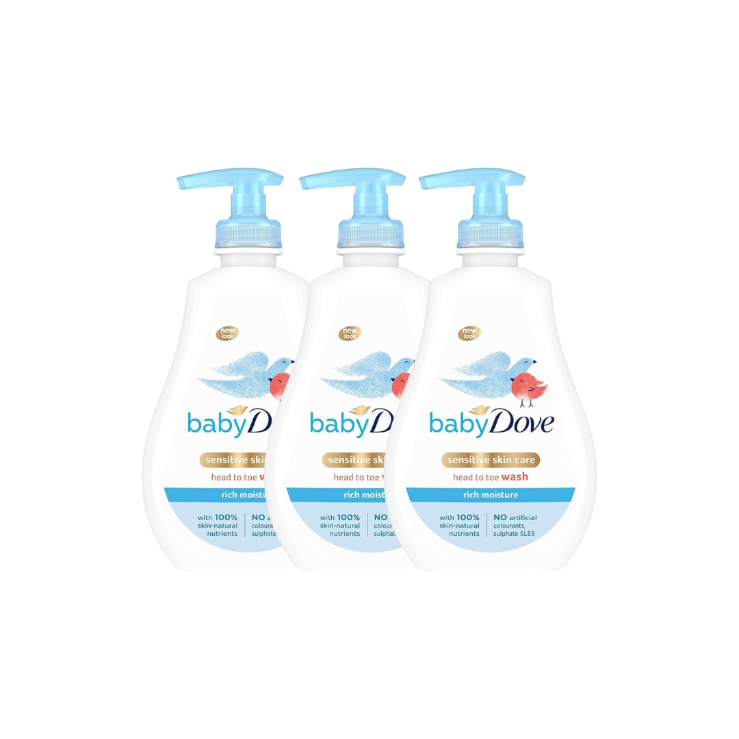 Baby Dove Rich Moisture Head to Toe Wash - Gentle & Nourishing Hair and Body