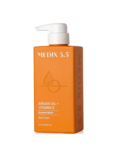 Medix 5.5 Argan Oil Cream W/Vitamin E Anti Aging Skin Care Moisturizer Body Cream | Firming Body Lotion
