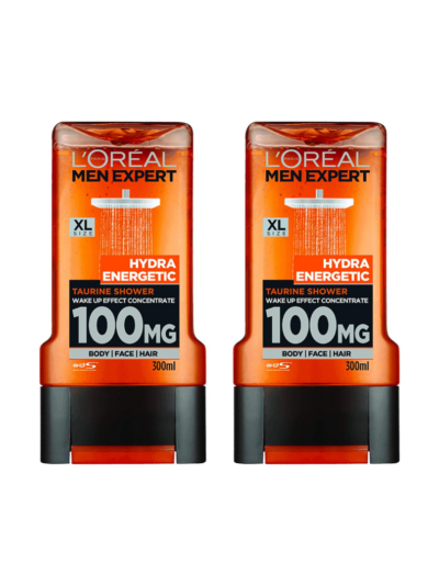 Loreal SHOWER GEL ENERGETIC 300ML PACK OF 2