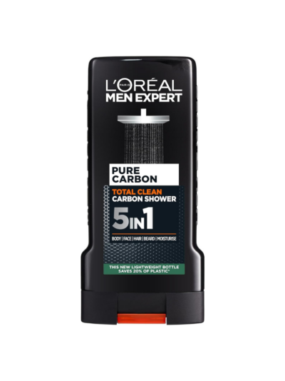 Loreal Men Expert 5 in 1 Total Clean Carbon Shower Gel 300 ml