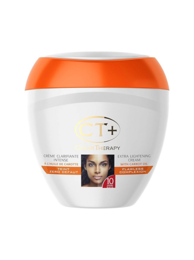 CT+ Clear Therapy CT + Extra ligntening Cream with Carrot Oil 400 ML