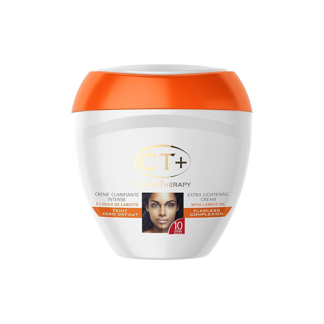 CT+ Clear Therapy CT + Extra ligntening Cream with Carrot Oil 400 ML