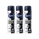 NIVEA MEN Antiperspirant Spray for Men, Black & White Invisible Protection Original, 3x150ml