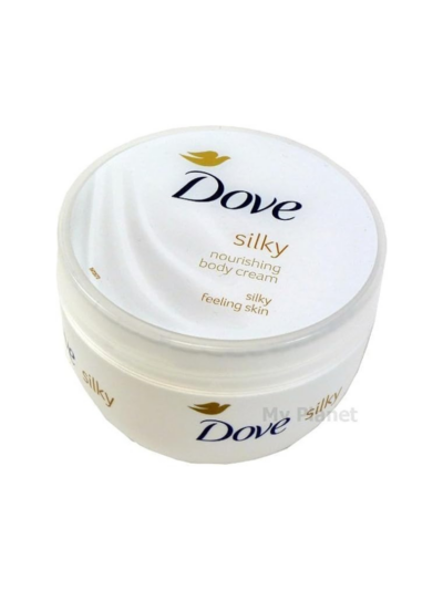 Dove Silky Rare Soft Feeling Skin Nourishing Body Cream Pampering Lotion - 300ml Tub