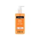 Neutrogena Deep Clean Face Wash 200ml, Gel Cleanser for All Skin Types