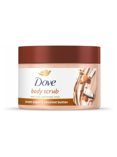 Dove Scrub Brown Sugar & Coconut Butter For Silky Smooth Skin Body Scrub Exfoliates
