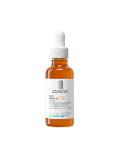 La Roche Posay 12% Pure Vitamin C Anti-Aging Face Serum with Hyaluronic Acid & Salicylic Acid