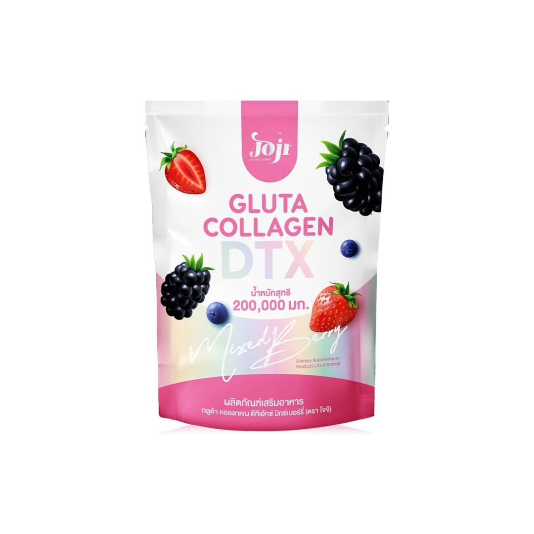 Gluta Collagen DTX Mixed Berry Dietary Supplement, 200,000 mg