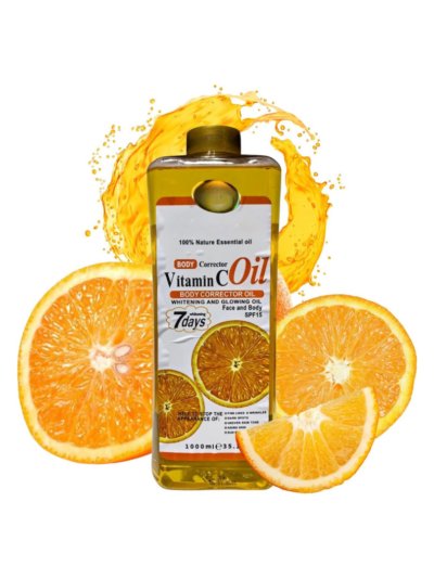 vetgold Vitamin C Oil for Face, 7 Days Skin Care Body Oil Face Moisturizer Nourishing