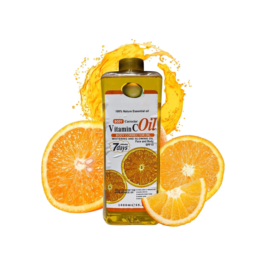 vetgold Vitamin C Oil for Face, 7 Days Skin Care Body Oil Face Moisturizer Nourishing