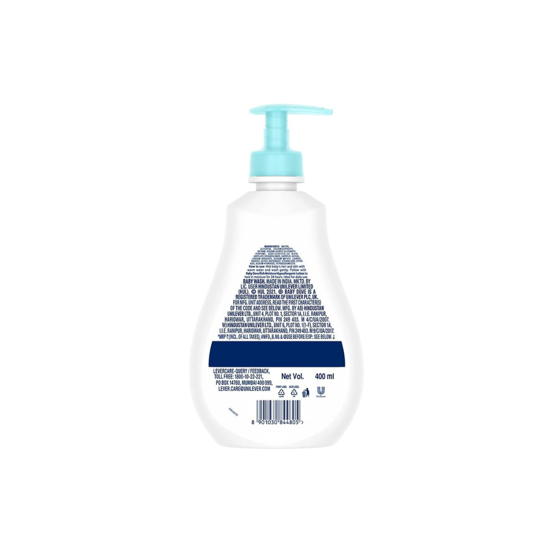 Baby Dove Wash 400 ml Rich Moisture - Image 2