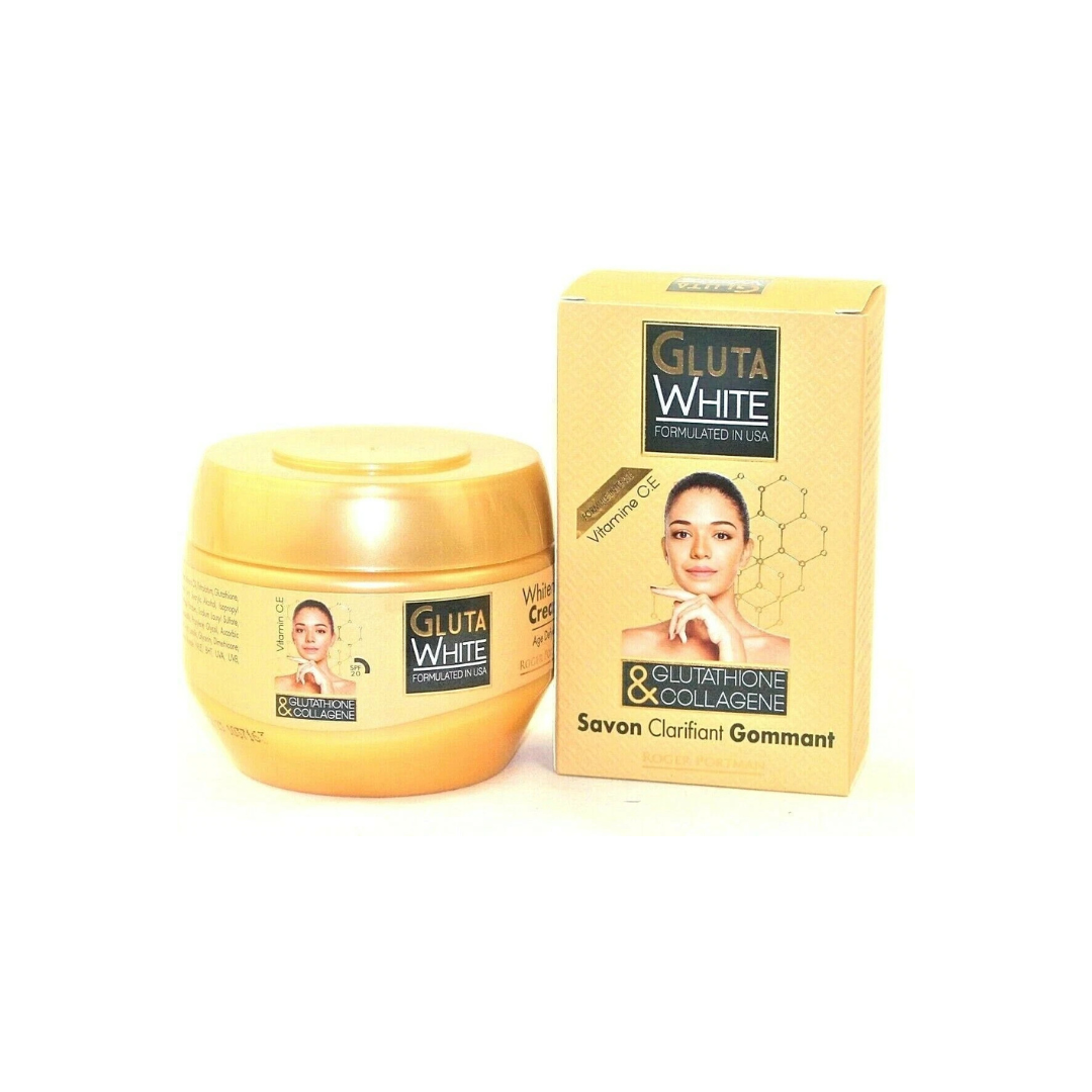 Gluta White Glutathione & Collagen Clarifying Cream 250ml and Soap - Image 2
